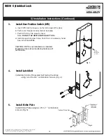 Preview for 12 page of Assa Abloy Corbin Russwin IN220 PoE Installation Instructions Manual