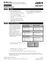 Preview for 4 page of Assa Abloy Corbin Russwin MP9800 Series Installation Instructions Manual