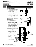 Preview for 12 page of Assa Abloy Corbin Russwin MP9800 Series Installation Instructions Manual