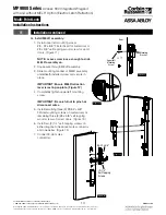 Preview for 13 page of Assa Abloy Corbin Russwin MP9800 Series Installation Instructions Manual