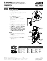 Preview for 14 page of Assa Abloy Corbin Russwin MP9800 Series Installation Instructions Manual