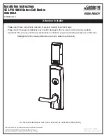 Предварительный просмотр 1 страницы Assa Abloy Corbin Russwin SE LP10 9600 Series Installation Instructions Manual