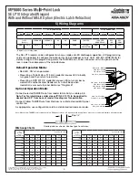 Preview for 5 page of Assa Abloy Corbin Russwin SE LP10 MP9800 Series Installation Instructions Manual