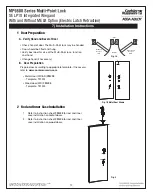 Preview for 10 page of Assa Abloy Corbin Russwin SE LP10 MP9800 Series Installation Instructions Manual