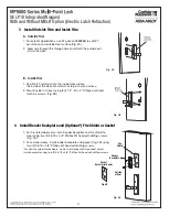 Preview for 11 page of Assa Abloy Corbin Russwin SE LP10 MP9800 Series Installation Instructions Manual