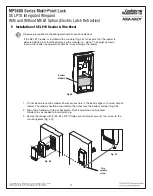 Preview for 12 page of Assa Abloy Corbin Russwin SE LP10 MP9800 Series Installation Instructions Manual