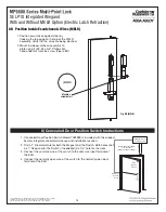 Preview for 16 page of Assa Abloy Corbin Russwin SE LP10 MP9800 Series Installation Instructions Manual