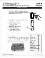 Предварительный просмотр 17 страницы Assa Abloy Corbin Russwin SE LP10 MP9800 Series Installation Instructions Manual