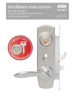 Preview for 1 page of Assa Abloy d12-B2 Installation Instructions Manual