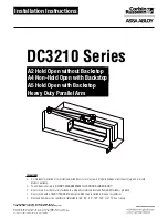 Assa Abloy DC3210 Series Installation Instructions Manual предпросмотр