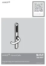 Предварительный просмотр 33 страницы Assa Abloy effeff ANYKEY Programming And Operation Instructions