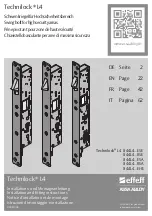 Предварительный просмотр 1 страницы Assa Abloy Effeff Technilock 844L4 EHE Installation And Fitting Instructions