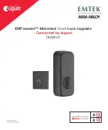 Assa Abloy EMTEK EMPowered Motorized Smart Lock Upgrade Deadbolt Manual preview