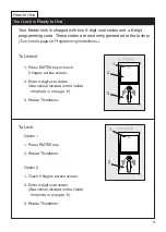 Preview for 9 page of Assa Abloy EMTEK EMTouch Classic Style Installation & Programming Manual