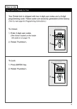 Предварительный просмотр 9 страницы Assa Abloy Emtek Modern Keypad Entryset Installation & Programming Manual