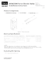 Предварительный просмотр 1 страницы Assa Abloy HES 8000 Series Installation Instruction