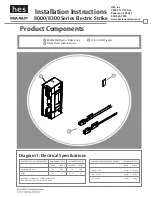 Assa Abloy hes 8000 Series Installation Instructions Manual предпросмотр