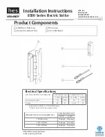 Preview for 1 page of Assa Abloy HES 8500 Series Installation Instructions Manual