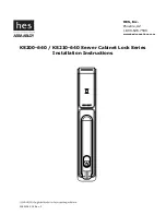 Assa Abloy HES KS200-640 Installation Instructions Manual preview