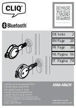 Preview for 1 page of Assa Abloy IKON eCLIQ N110 Operating Instructions Manual