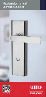 Assa Abloy Lockwood Nexion Quick Start Manual preview