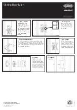 Preview for 2 page of Assa Abloy LOCKWOOD Sliding Door Latch Installation Instructions