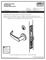 Assa Abloy ML20900 Series Installation Instructions Manual preview