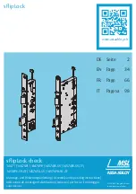 Предварительный просмотр 1 страницы Assa Abloy MSL 14474PE Assembly And Operating Instructions Manual