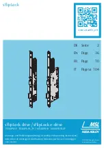 Assa Abloy MSL 15544PE-SV Assembly And Operating Instructions Manual preview