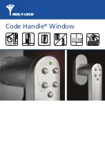 Предварительный просмотр 1 страницы Assa Abloy multi-t-lock Code Handle Window Manual