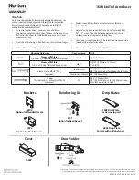 Предварительный просмотр 2 страницы Assa Abloy Norton 1600 UniTrol Quick Start Manual