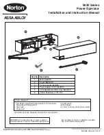 Предварительный просмотр 1 страницы Assa Abloy Norton 5630 Series Installation And Instruction Manual