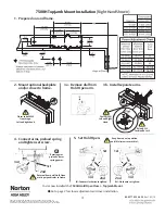 Preview for 4 page of Assa Abloy Norton 7500 Series Installation Instructions Manual