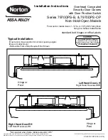 Assa Abloy Norton 7970DPS-B Series Installation Instructions Manual preview