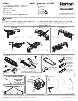 Assa Abloy Norton 8000H Series Installation Instructions Manual preview