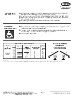 Preview for 2 page of Assa Abloy Norton 9500 Series Installation Instructions Manual