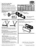 Preview for 16 page of Assa Abloy Norton 9540 Series Installation Instructions Manual