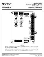 Preview for 1 page of Assa Abloy Norton ADAEZ Installation And Operating Instructions Manual