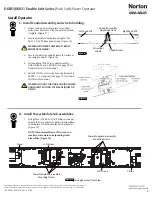 Preview for 9 page of Assa Abloy Norton D6001BP-38-LH Installation Instructions Manual