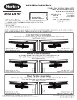 Preview for 1 page of Assa Abloy Norton PR1601 Installation Instructions Manual