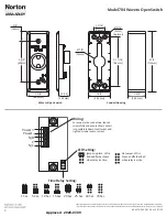 Preview for 2 page of Assa Abloy Norton Wave to Open 704 Installation Instructions