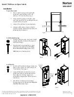 Preview for 3 page of Assa Abloy Norton Wave to Open 704 Installation Instructions