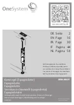 Assa Abloy OneSystem Espagnolette Assembly Instructions Manual preview