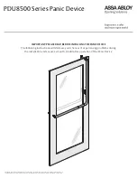 Preview for 1 page of Assa Abloy PDU8500 Series Manual