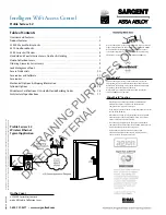 Preview for 2 page of Assa Abloy Profile S2-IA User Manual