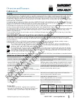 Preview for 3 page of Assa Abloy Profile S2-IA User Manual