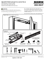 Assa Abloy RIXSON W73ER Installation Instructions Manual preview