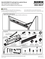 Предварительный просмотр 1 страницы Assa Abloy RIXSON W91DCP Installation Instructions Manual