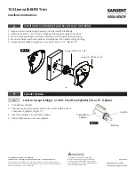 Предварительный просмотр 4 страницы Assa Abloy Sargent 10X Line Installation Instructions