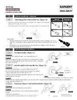 Предварительный просмотр 4 страницы Assa Abloy SARGENT 10X Series Installation Instructions Manual